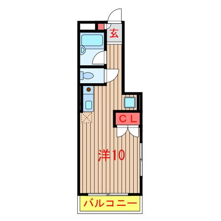 アフェット津田沼の物件間取画像